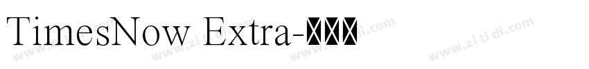 TimesNow Extra字体转换